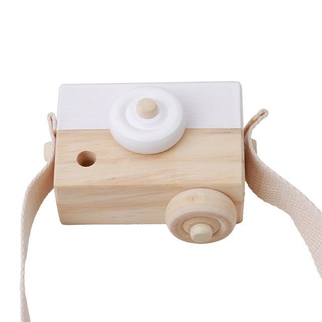 Wooden Camera Toys Cute Nordic Hanging Kids Toy Gift Room Decor Furnishing Articles Wooden Toys For Kid 10*8*5.5Cm