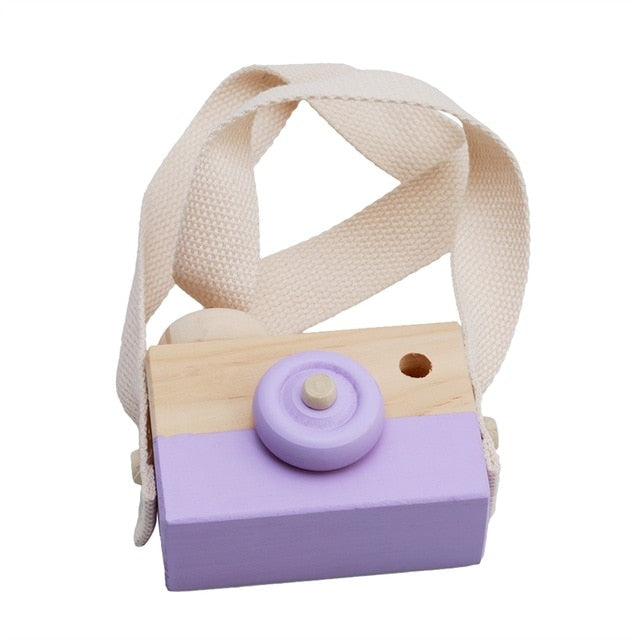 Wooden Camera Toys Cute Nordic Hanging Kids Toy Gift Room Decor Furnishing Articles Wooden Toys For Kid 10*8*5.5Cm