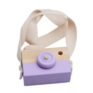 Wooden Camera Toys Cute Nordic Hanging Kids Toy Gift Room Decor Furnishing Articles Wooden Toys For Kid 10*8*5.5Cm