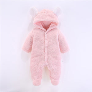 Newborn Baby Boy Clothes Rompers Winter Thick Baby Girl Romper Jumpsuit Snow Overalls for Newborns Christmas Rompers for Boys