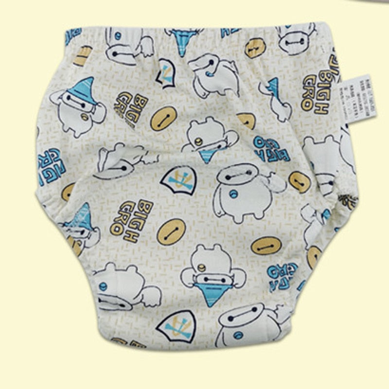 Baby Training Pants 6-Layer Gauze Washable Diaper Cotton Cloth for Newborn Babies