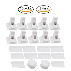 Magnetic Child Lock Children Protection Baby Safety Lock Drawer Latch Cabinet Door Lock Limiter Children Security Locks