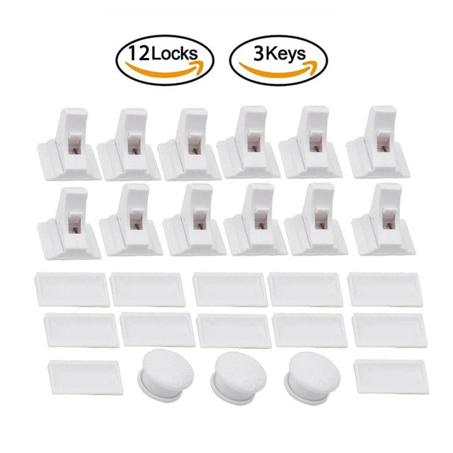 Magnetic Child Lock Children Protection Baby Safety Lock Drawer Latch Cabinet Door Lock Limiter Children Security Locks
