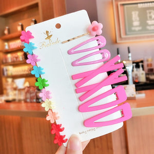 1 Set Children Cute Cartoon Flower Fruit Rubber Bands Hairpins Girls Lovely Gift Hair Clips Kids Hair Bands Hair Accessories