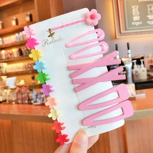 1 Set Children Cute Cartoon Flower Fruit Rubber Bands Hairpins Girls Lovely Gift Hair Clips Kids Hair Bands Hair Accessories