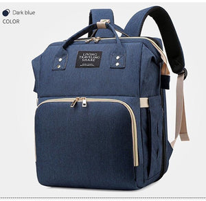 Moms Dads Multifunctional Diaper Bag Bed Backpack  Baby Bed Cribs Bags Mummy Travel Maternity Nursing Handbag For Stroller