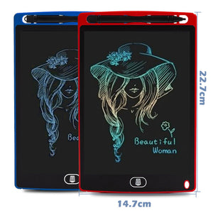 8.5Inch LCD Writing Tablet Handwriting Digital Drawing Board Colorful Rewritable Blackboard Electronic Notepad Kids Drawing art