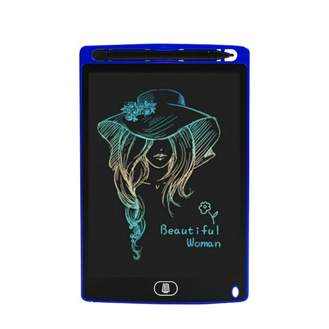 8.5Inch LCD Writing Tablet Handwriting Digital Drawing Board Colorful Rewritable Blackboard Electronic Notepad Kids Drawing art