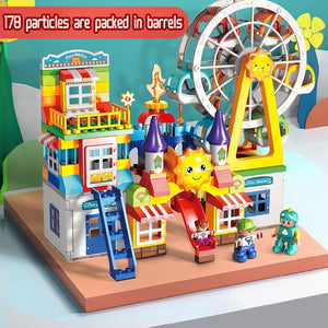 Big Building Block LegoINGlys Girls Friends Duploed Classic Slide Blocks Amusement DIY Bricks Plastic Toys For Kids