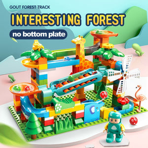 Big Building Block LegoINGlys Girls Friends Duploed Classic Slide Blocks Amusement DIY Bricks Plastic Toys For Kids