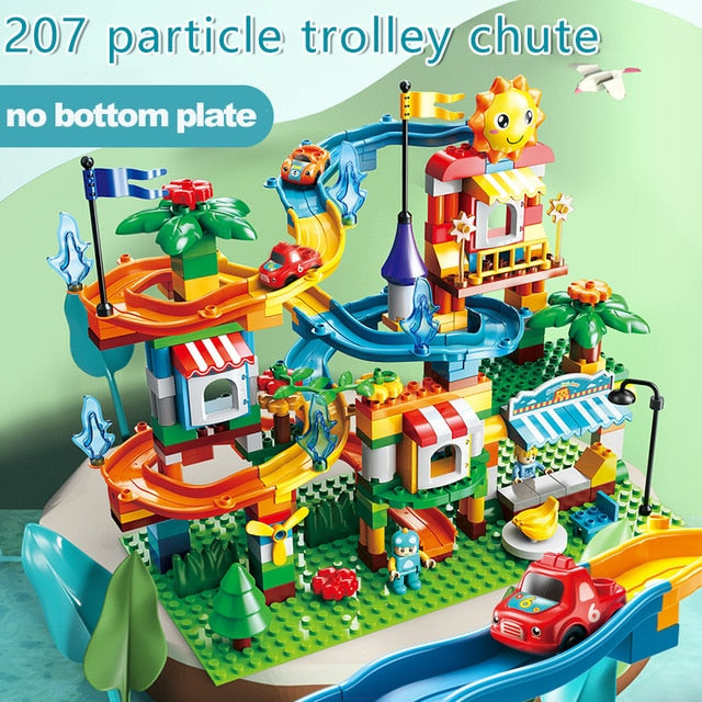 Big Building Block LegoINGlys Girls Friends Duploed Classic Slide Blocks Amusement DIY Bricks Plastic Toys For Kids