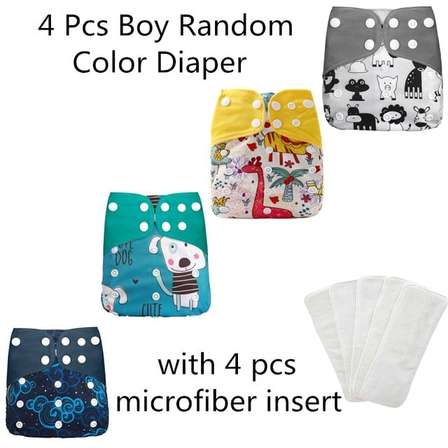 [simfamily]12pcs/set Washable Cloth Diaper Cover Adjustable Nappy Reusable Cloth Diapers Available 0-3years 3-15kg baby