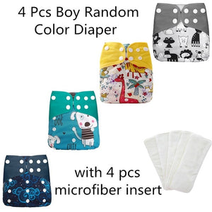[simfamily]12pcs/set Washable Cloth Diaper Cover Adjustable Nappy Reusable Cloth Diapers Available 0-3years 3-15kg baby