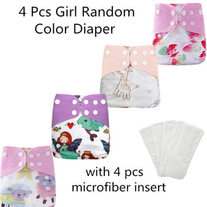 [simfamily]12pcs/set Washable Cloth Diaper Cover Adjustable Nappy Reusable Cloth Diapers Available 0-3years 3-15kg baby