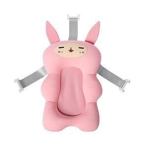 Portable Baby Bath Tub Pad Non-Slip Bathtub Shower Seat Mat Foldable Bath Pillow Newborn Safety Security Bath Support Cushion