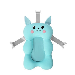 Portable Baby Bath Tub Pad Non-Slip Bathtub Shower Seat Mat Foldable Bath Pillow Newborn Safety Security Bath Support Cushion