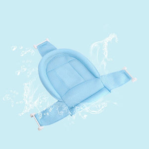 Portable Baby Bath Tub Pad Non-Slip Bathtub Shower Seat Mat Foldable Bath Pillow Newborn Safety Security Bath Support Cushion