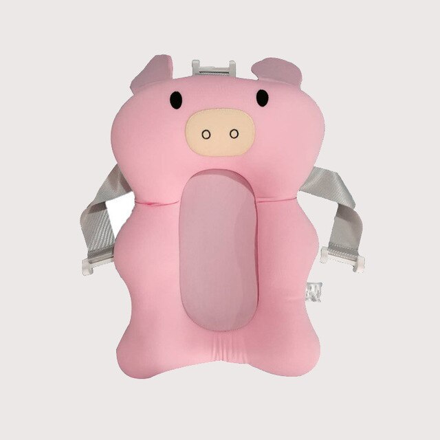 Portable Baby Bath Tub Pad Non-Slip Bathtub Shower Seat Mat Foldable Bath Pillow Newborn Safety Security Bath Support Cushion
