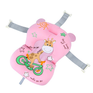 Portable Baby Bath Tub Pad Non-Slip Bathtub Shower Seat Mat Foldable Bath Pillow Newborn Safety Security Bath Support Cushion