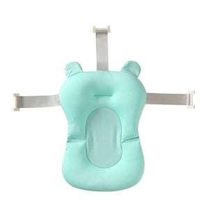 Portable Baby Bath Tub Pad Non-Slip Bathtub Shower Seat Mat Foldable Bath Pillow Newborn Safety Security Bath Support Cushion