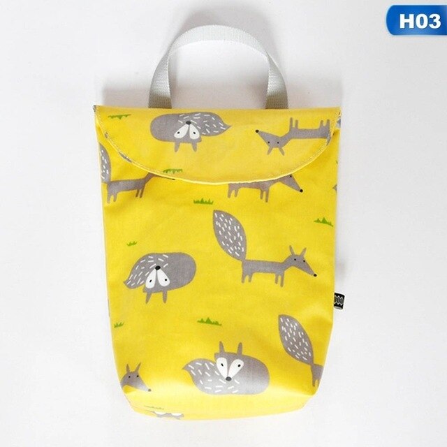 New Multifunctional Baby Diaper Organizer Reusable Waterproof Fashion Prints Wet/Dry Bag Mummy Storage Baby Diaper Bag