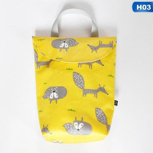 New Multifunctional Baby Diaper Organizer Reusable Waterproof Fashion Prints Wet/Dry Bag Mummy Storage Baby Diaper Bag