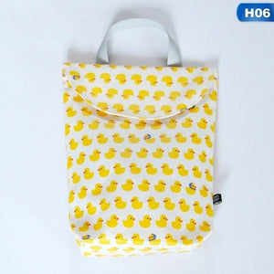 New Multifunctional Baby Diaper Organizer Reusable Waterproof Fashion Prints Wet/Dry Bag Mummy Storage Baby Diaper Bag