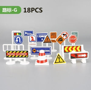 Children Car Parking Map Toys 130x100cm Baby Climbing Playing Mats Kids Toys City Parking Lot Roadmap Map English Version GYH
