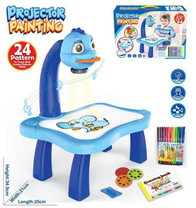 Children Led Projector Art Drawing Table Toys Kids Painting Board Desk Arts and Crafts Projection Educational Learning gifts Toy