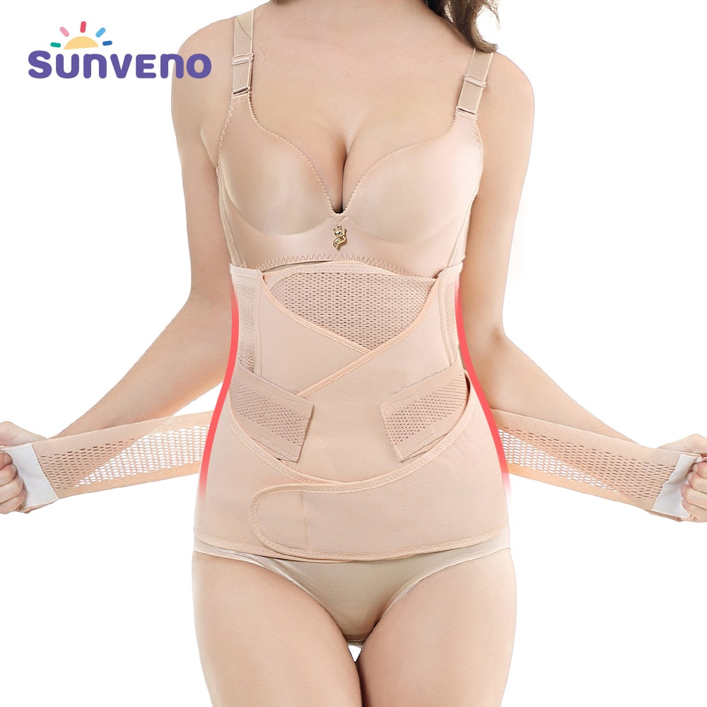 3in1 Belly/Abdomen/Pelvis Postpartum Belt Body Recovery Shapewear Waist Cinchers Trainer Corset Belly Bands Pregnancy&Maternity