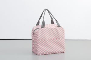 Functional Pattern Cooler Lunch Box Portable Insulated Canvas Lunch Bag Thermal Food Picnic Lunch Bags For Women Kids