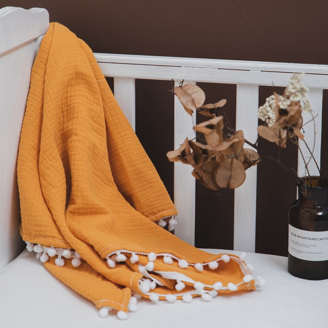 Baby Towel Newborn Bath Toy Set Double Sided Cotton Blanket Wooden Rattle Bracelet Crochet Toys Baby Bath Gift Products For Kids