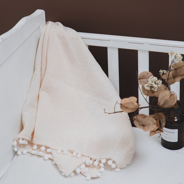 Baby Towel Newborn Bath Toy Set Double Sided Cotton Blanket Wooden Rattle Bracelet Crochet Toys Baby Bath Gift Products For Kids