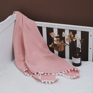 Baby Towel Newborn Bath Toy Set Double Sided Cotton Blanket Wooden Rattle Bracelet Crochet Toys Baby Bath Gift Products For Kids