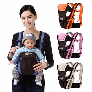 Baby Carriers 0-24 Months Breathable Front Facing 4 in 1 Infant Comfortable Sling Backpacks Pouch Wrap Ergonomic Kangaroo Bag