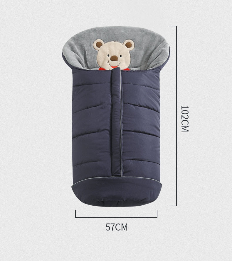 Baby Stroller Envelopes Warm Winter Sleeping Bag On a Stroller For Infant Wheelchair Envelopes Footmuff baby care