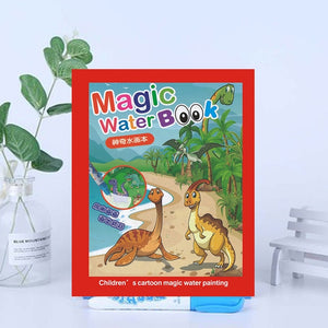 Montessori Toys Reusable Coloring Book Magic Water Drawing Book Sensory Early Education Toys for Kids Birthday Gift