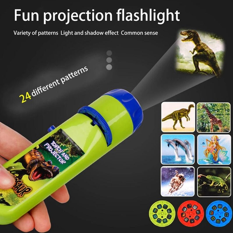 Kids toys Sleeping Story Book Flashlight Projector Lamp Toys Early Education Toy for Kid Holiday Birthday Gift 2020 Light Up Toy