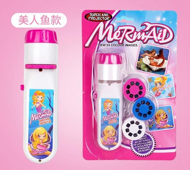 Kids toys Sleeping Story Book Flashlight Projector Lamp Toys Early Education Toy for Kid Holiday Birthday Gift 2020 Light Up Toy