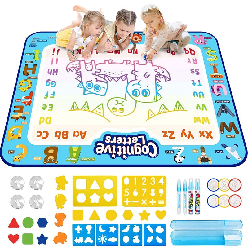 Book Color Magic Mat Water Draw Board Handmade Water Drawing Painting Craft Kid Developmental Educational Toys Toy For Child