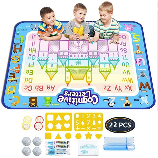 Book Color Magic Mat Water Draw Board Handmade Water Drawing Painting Craft Kid Developmental Educational Toys Toy For Child