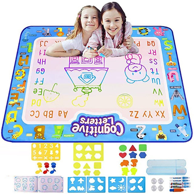 Book Color Magic Mat Water Draw Board Handmade Water Drawing Painting Craft Kid Developmental Educational Toys Toy For Child