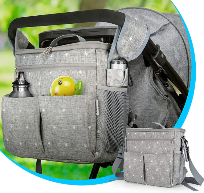Baby Diaper Bags For Mom Backpack Fashion Star Maternity Bag Stroller Bag Multifunctional Nappy Bag For Mummy